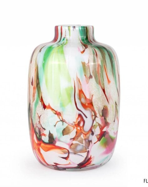 Fidrio Vase Toronto Large Mixed Colors - H27 cm