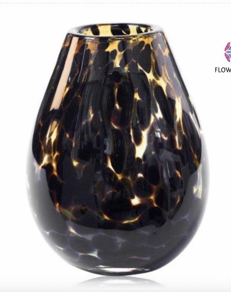 Fidrio Vase Leppard organic  XL - H40 cm