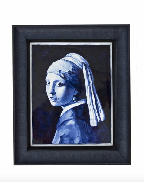 Tilepainting Vermeer - 24x29 cm