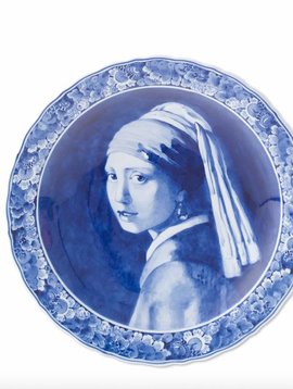 Delft blue plate Vermeer