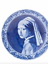 Delft blue plate Vermeer