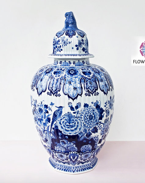 Porzellan Vase Deckel - H77 cm