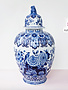 Delft Blue vase with lid