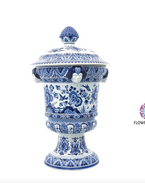 Delft Blue Satyr vase - H67 cm