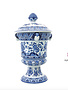 Delft Blue Satyr vase