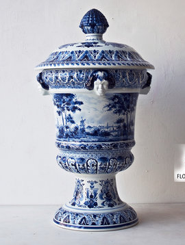 Satyr Vase Delft Blue