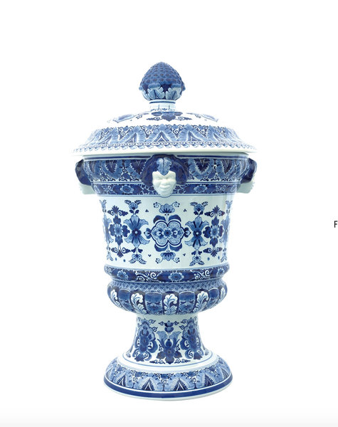 Delft Blue Satyr Vases - H67 cm