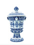 Delft Blue Satyr Vases