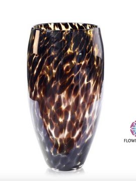 Fidrio Leopard Vase