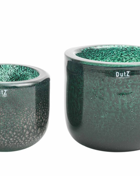 DutZ Bowl thick glass green - H16/ H20 cm