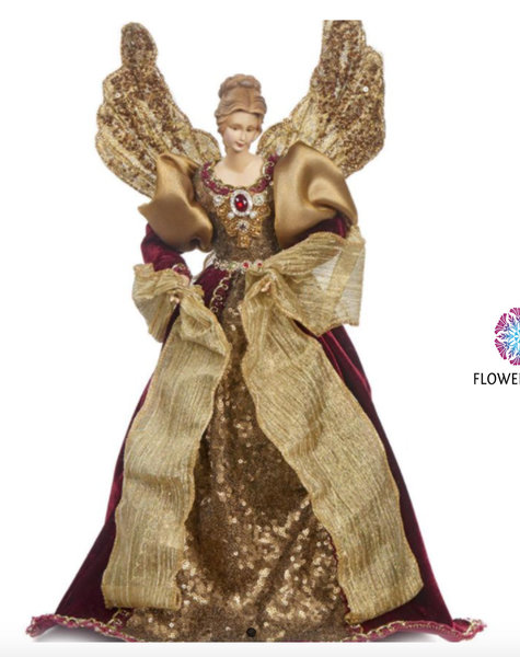 Goodwill Engel pop burgundy - H43 cm