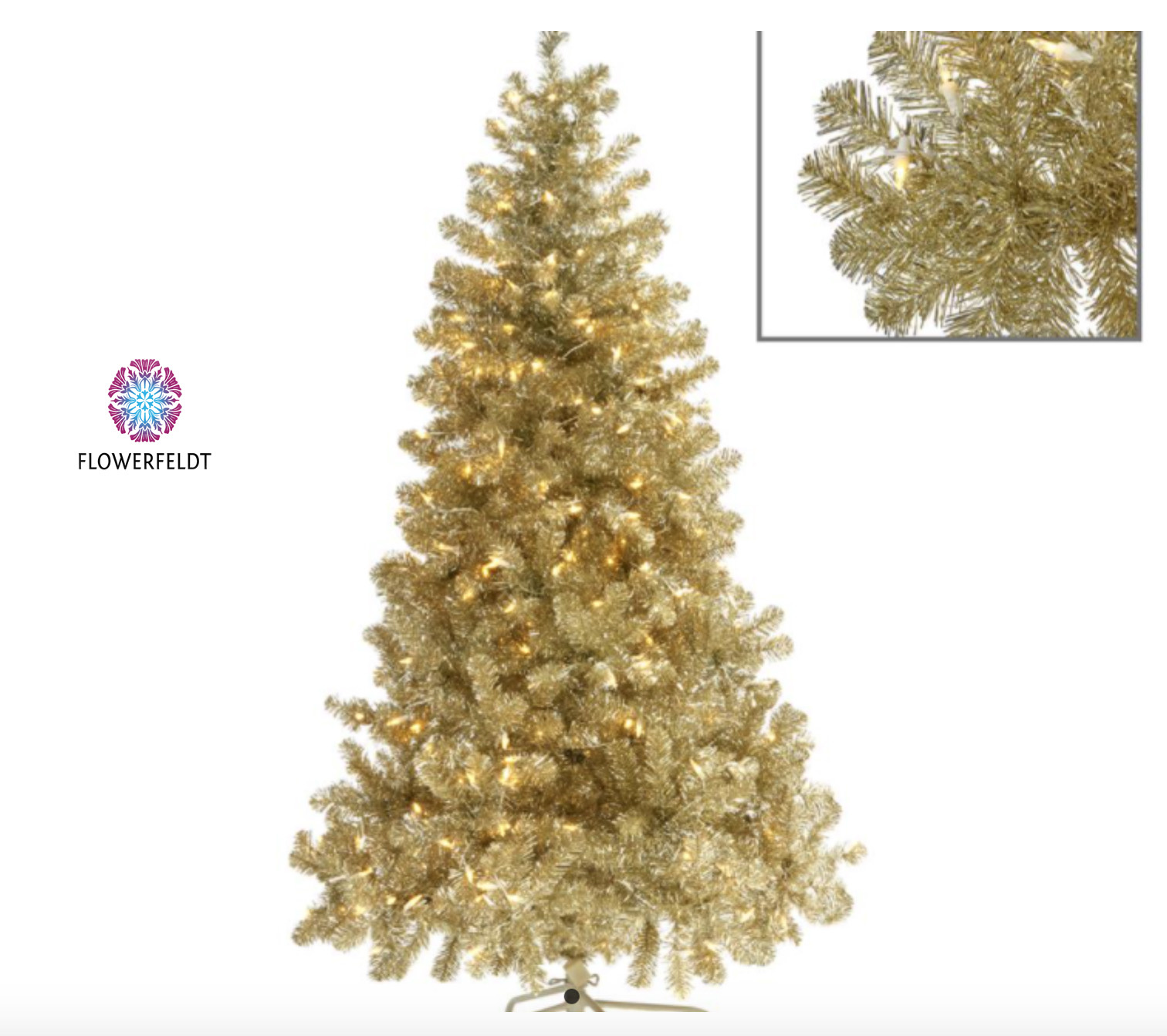 lijden vloek accent Gouden kerstboom - Gouden kerstbomen kopen? Flowerfeldt.com - Flowerfeldt