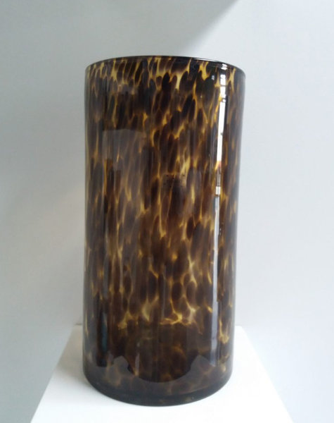 Fidrio Cylinder Vase Leopard - H35 cm