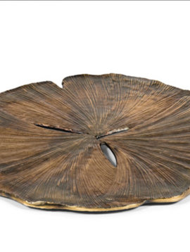 Gold leaf plate