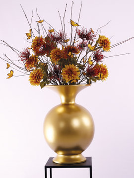 Large gold vase