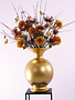 Large gold vase