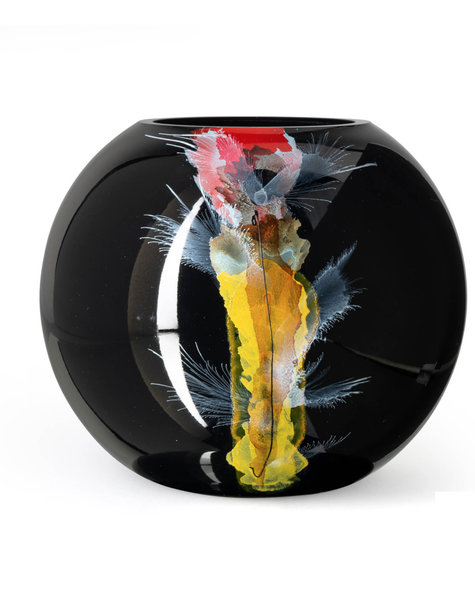 Fidrio Schwarze Vase Nova - D25 cm