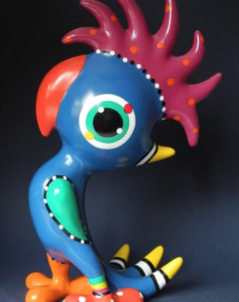 Vogel Figur Cockatoo Pex - H30 cm