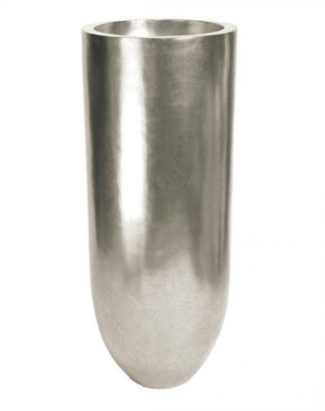 Silver flower pot Cibola - H125 cm