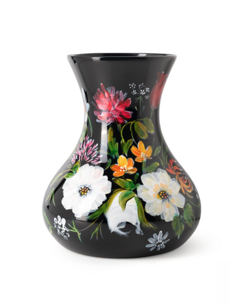 Fidrio Luxe vaas Paris Royal Flowers - H30 cm