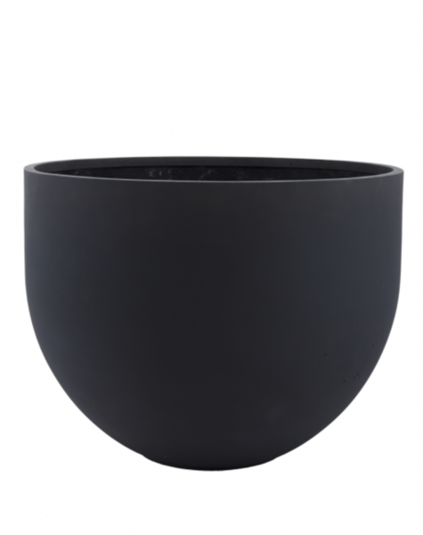 Black plant pot Bursa - H60 cm
