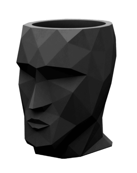 Blumentopf schwarz Adam - H42 cm