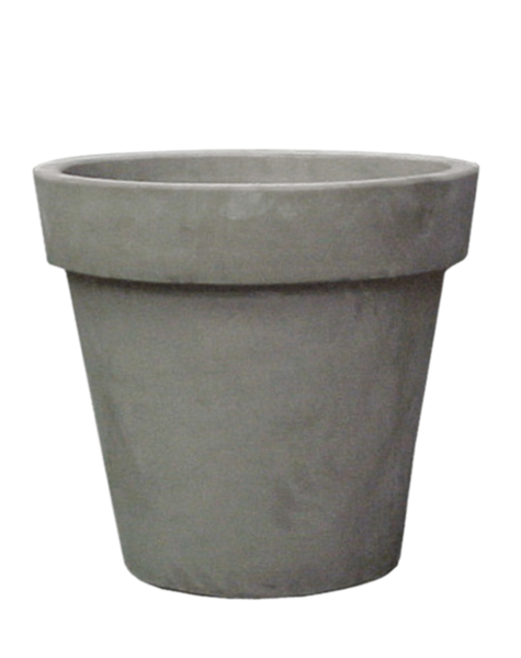 Anthracite planter Chicago - D120 cm