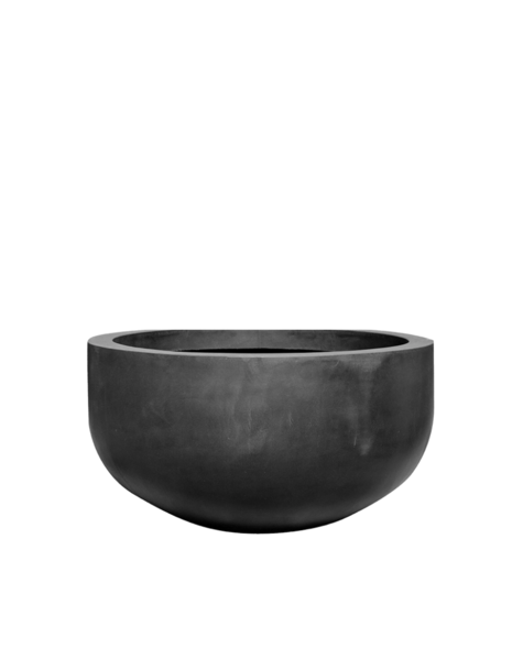 Black plant pot Manhattan - D128 cm
