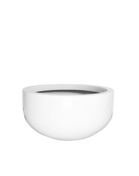 White planter Manhattan - D128 cm