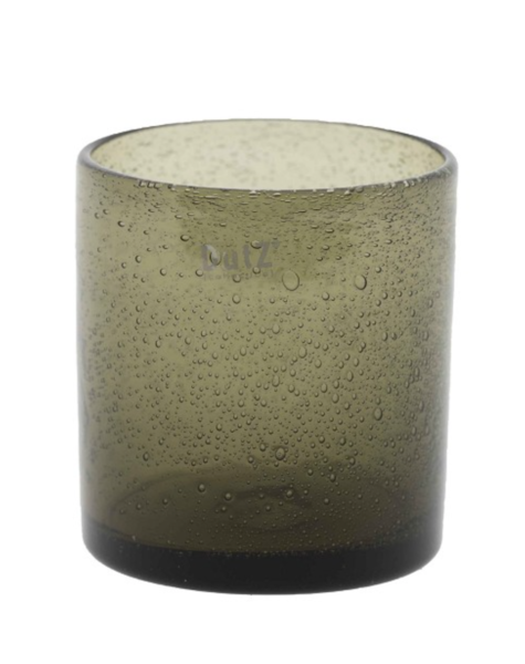 DutZ Theelicht grey bubbles - H10 cm