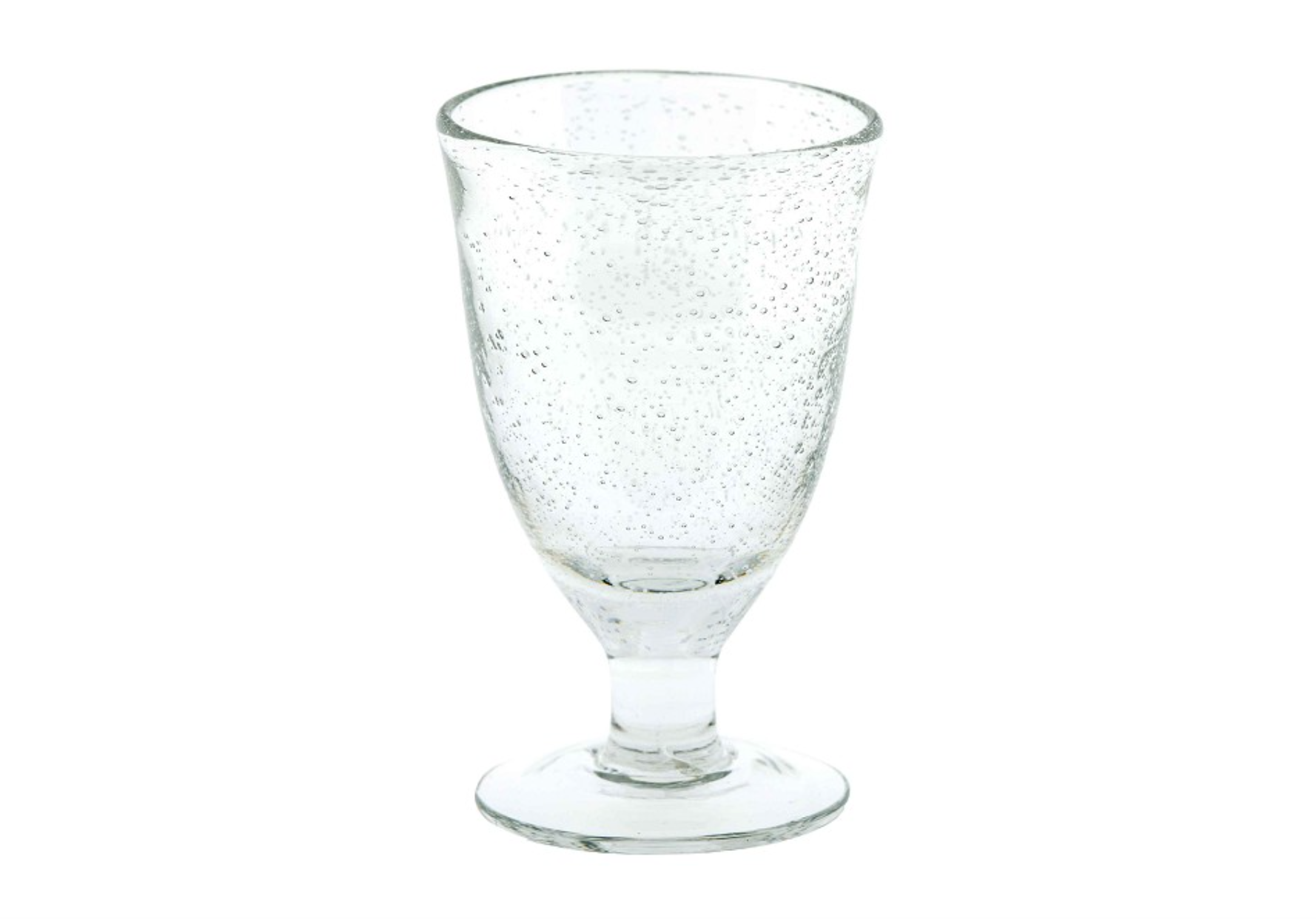 Doordeweekse dagen Durf Wapenstilstand Drinkglas clear bubbles - Drinkglazen - Drinkglas transparant op voet? -  Flowerfeldt