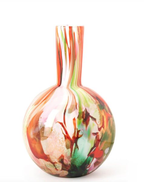 Fidrio Ball vase mixed colors - H40 cm