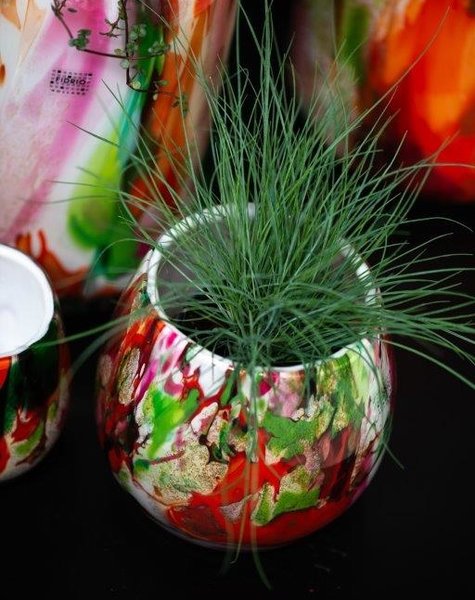 Fidrio Pots Fiore Mixed Colors - H19 cm
