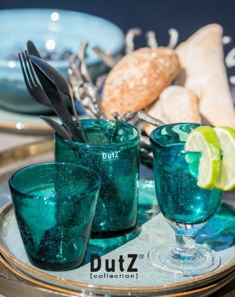 DutZ Drinkglas Teal - 4/ 6/ 8 stuks