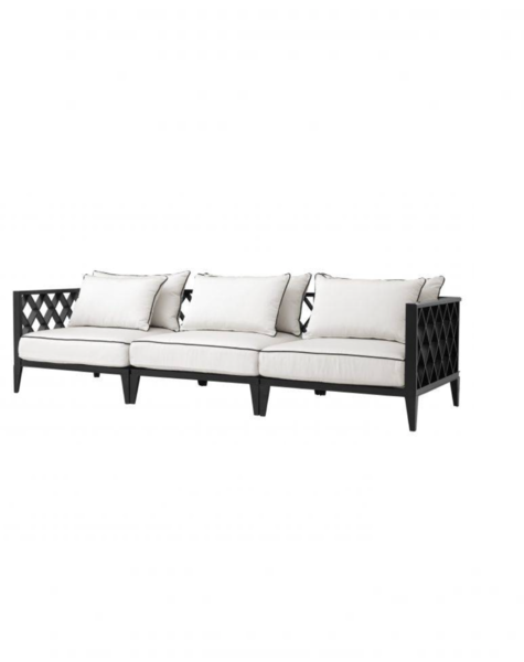 Eichholtz Sofa Ocean Club Black White - L275,5 cm