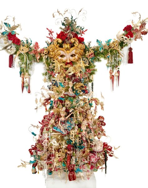 Goodwill Gedecoreerde kerstboom Garl - H225 cm