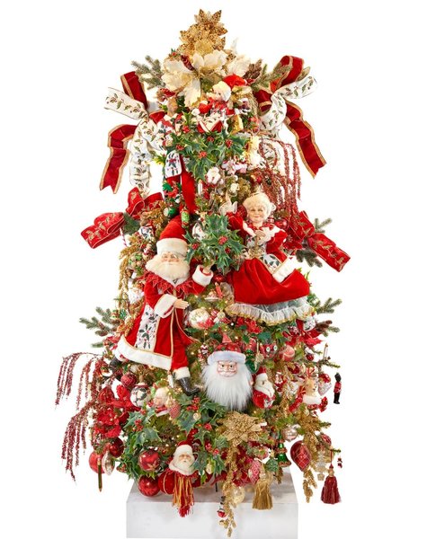 Goodwill Gedecoreerde kerstboom Santa's Home - H225 cm