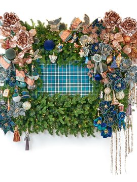 Goodwill Christmas wreath square