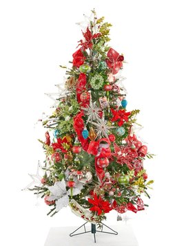 Goodwill Geschmückte Weihnachtsbaum Mistletoe