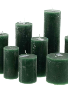 DutZ Candle rustic darkgreen