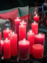 DutZ Candle rustic coral red