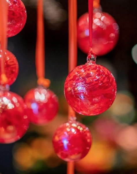 DutZ Weihnachtskugeln rot  - 2/ 4/ 8/ 12 Stück