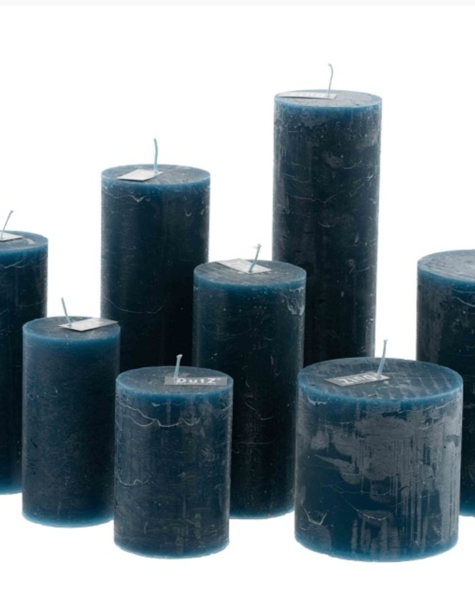 DutZ Candle rustic navy blue