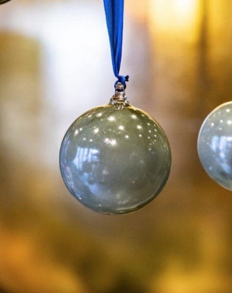 DutZ Kerstballen grijs - 2/ 4/ 8/ 12 stuks