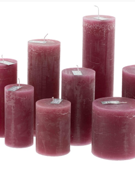 DutZ Candle rustic fuchsia