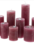 DutZ Candle rustic fuchsia