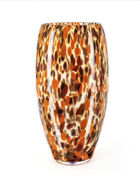 Fidrio Vase Oval Havanna - H40 cm