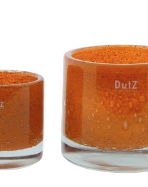 DutZ Oranje vazen Thick orange - H10/ H12,5 cm