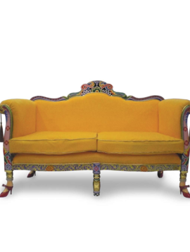 Yellow couch crazy versailles