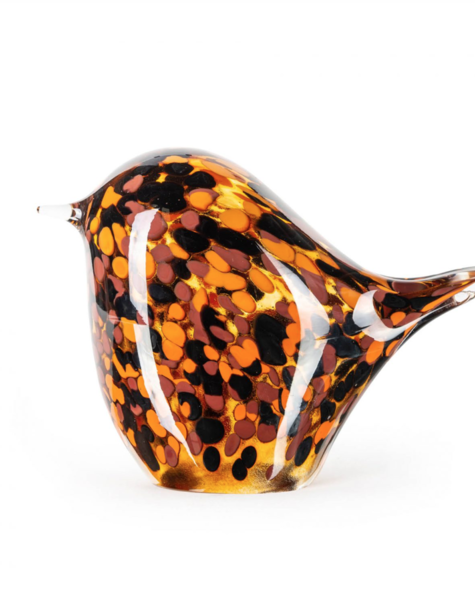 Fidrio Glazen vogel Havanna - H13 cm